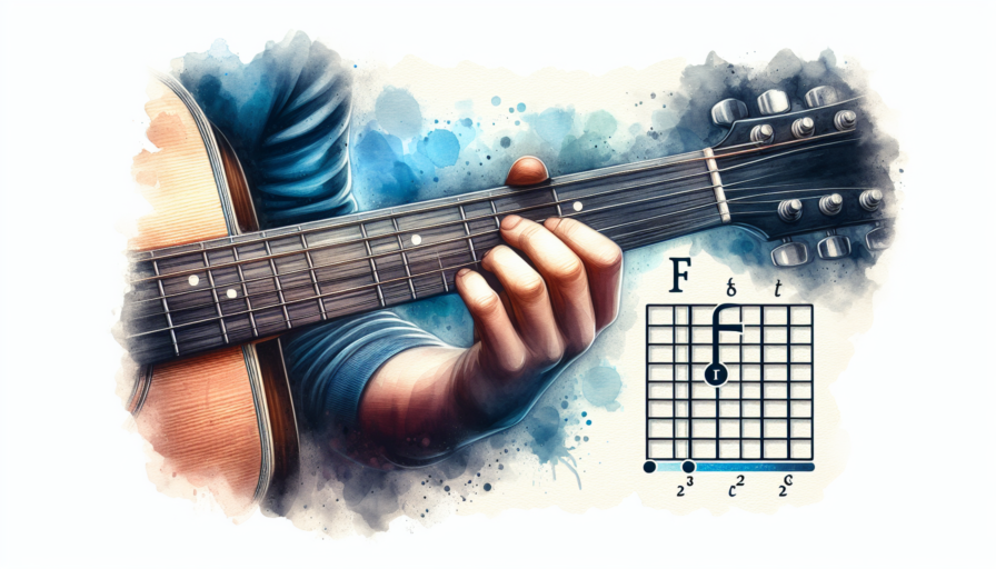acordes f guitarra