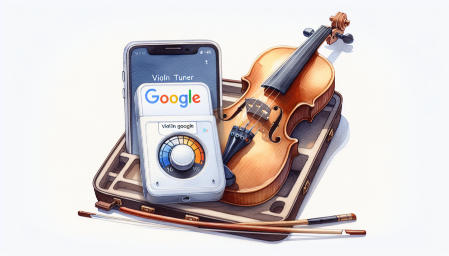 afinador de violin google