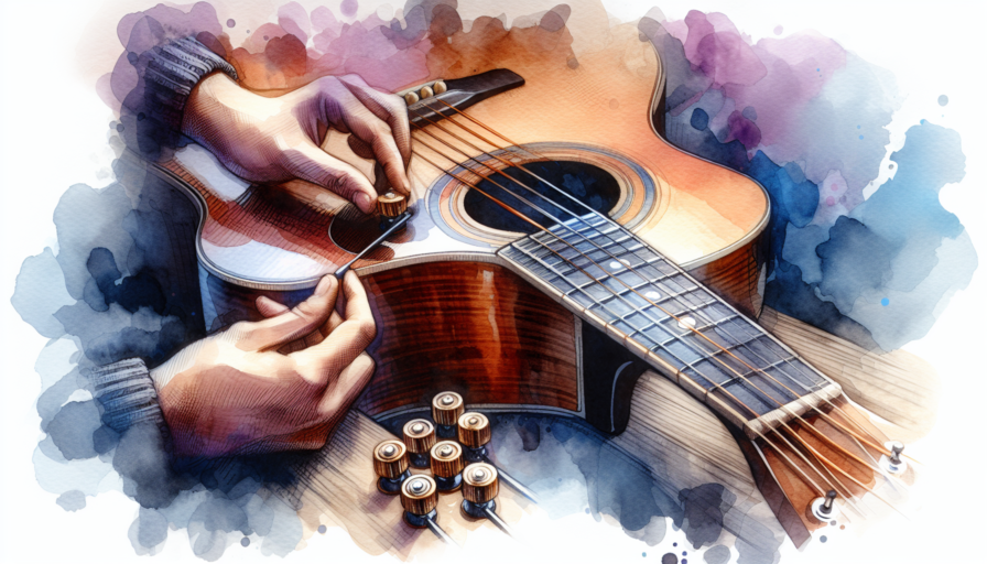 ajuste alma guitarra acustica