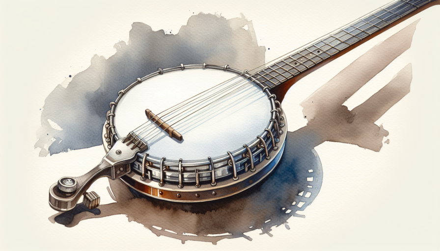 banjo instrumento de cuerda 3 cuerdas