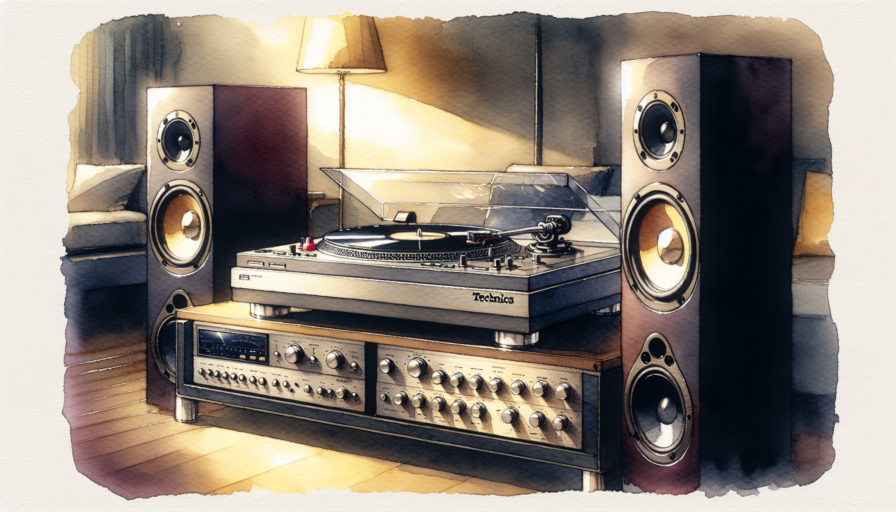 equipo de sonido technics