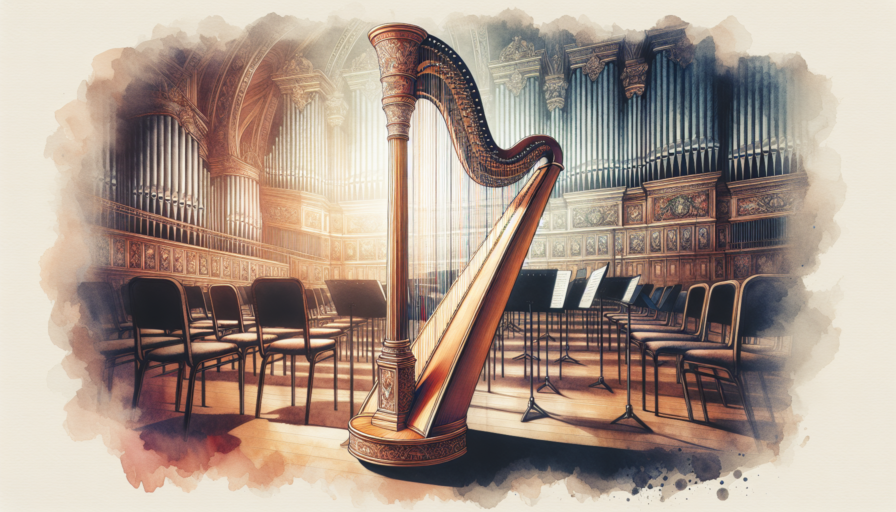 es la arpa instrumento de orquesta