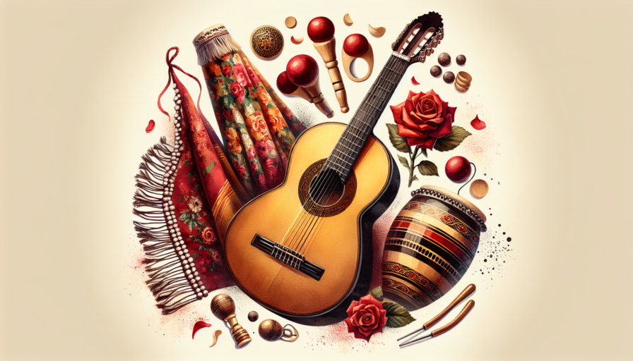 fondo guitarra flamenca