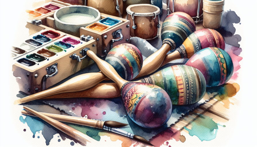 foto de instrumentos musicales caseros maracas