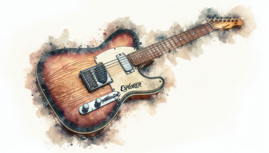 guitarra electrica explorer