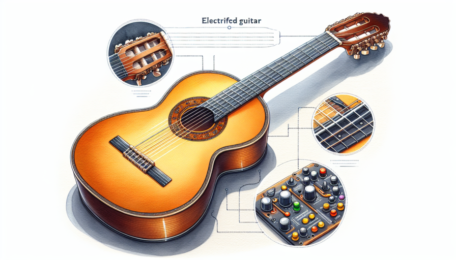 guitarra flamenca electrificada