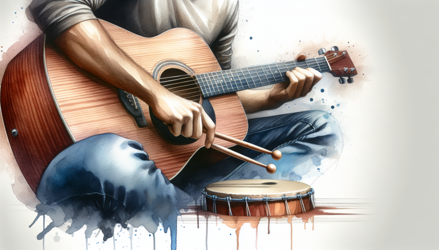 guitarra instrumento de percusion