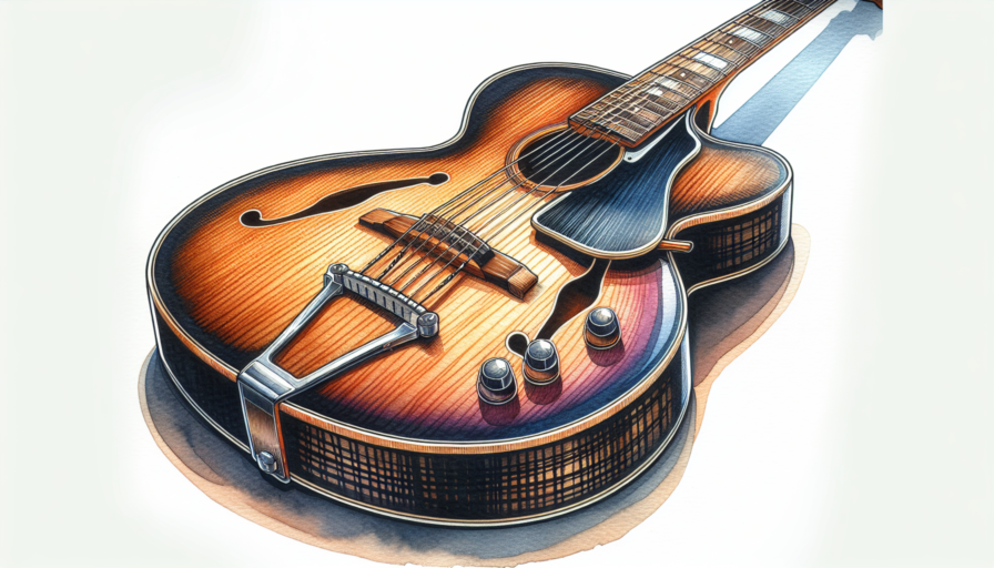 guitarra semi hollow