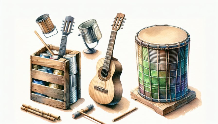 instrumentos musicales con materiales reciclables