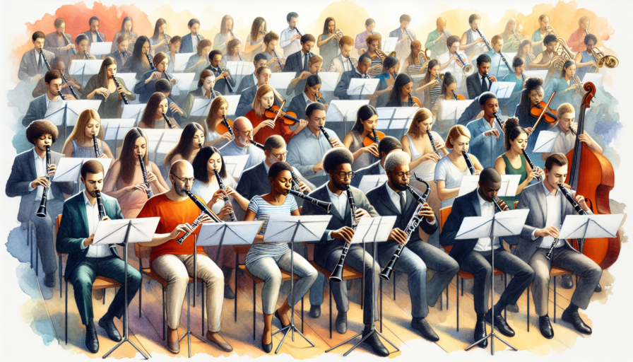 orquesta instrumentos de viento