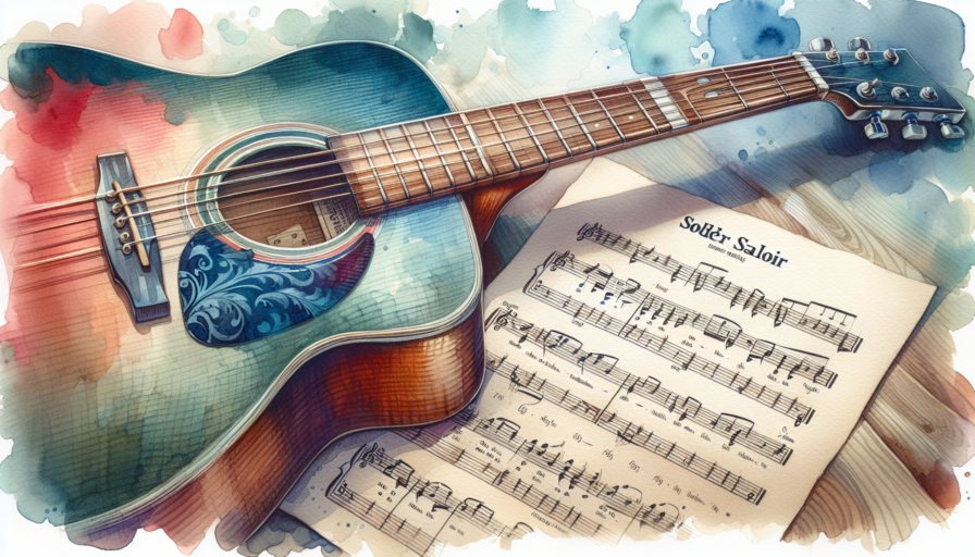 partitura guitarra soldadito marinero