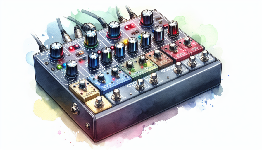 pedalera digital guitarra