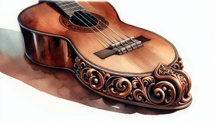 pie de guitarra española