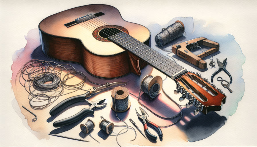 poner cuerdas guitarra española