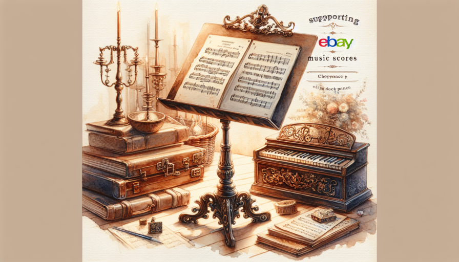 soporte partituras ebay