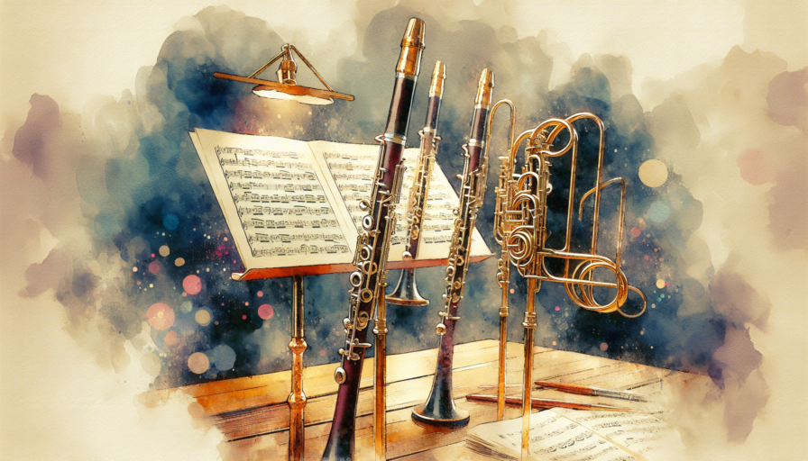 soportes para partituras clarinete