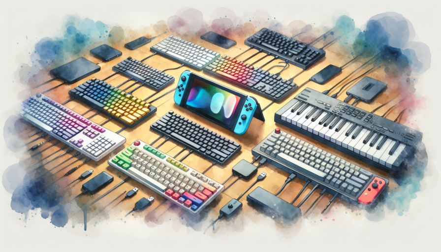 teclados compatibles con nintendo switch