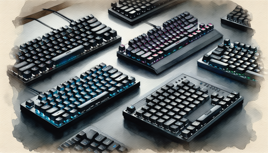 teclados gamers pequeños