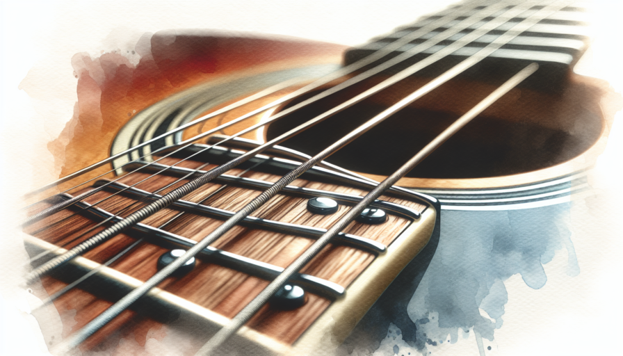 trastes en la guitarra