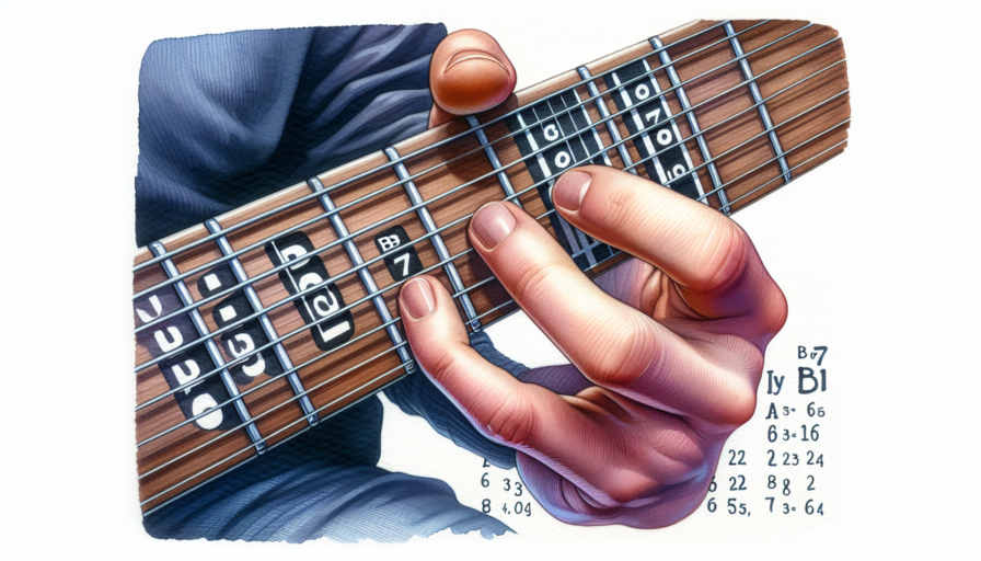 acorde b7 guitarra