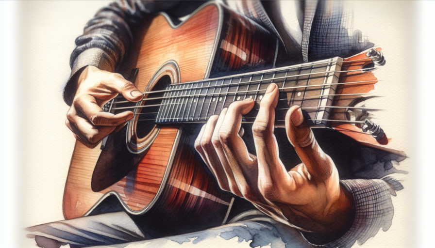 acorde c en guitarra