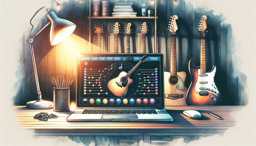 afinacion guitarra online