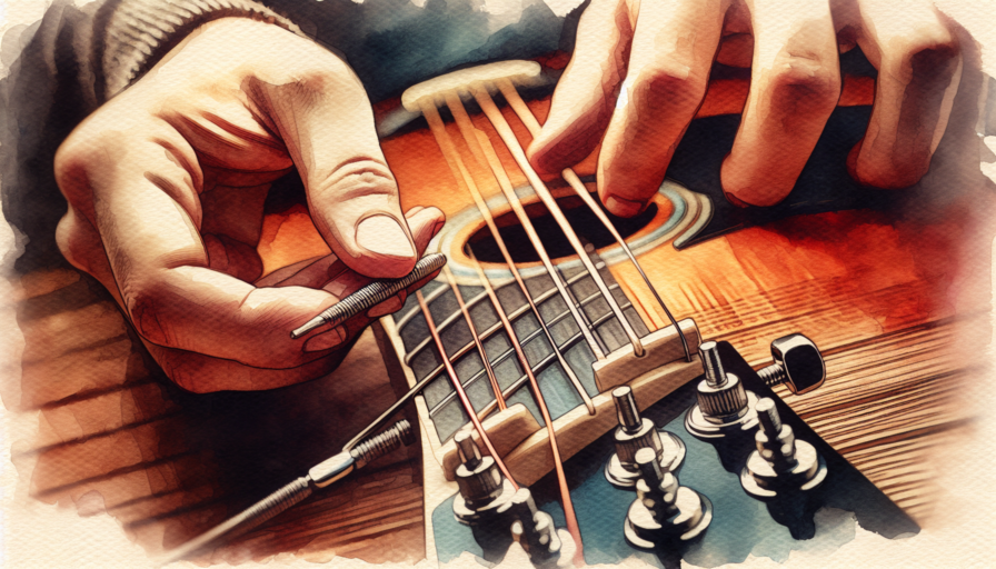 afinar guitarra acústica