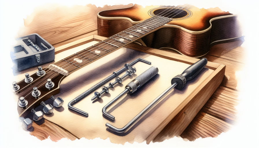 ajustar tensor guitarra