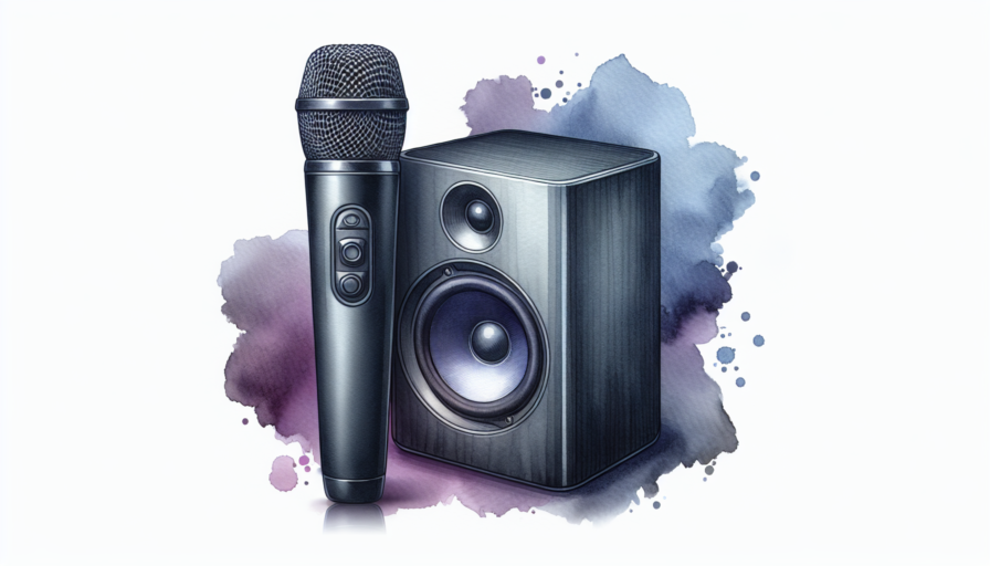 altavoz con microfono inalambrico