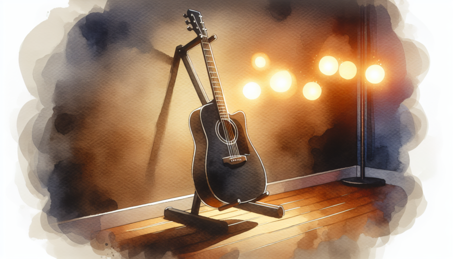 atril para guitarra