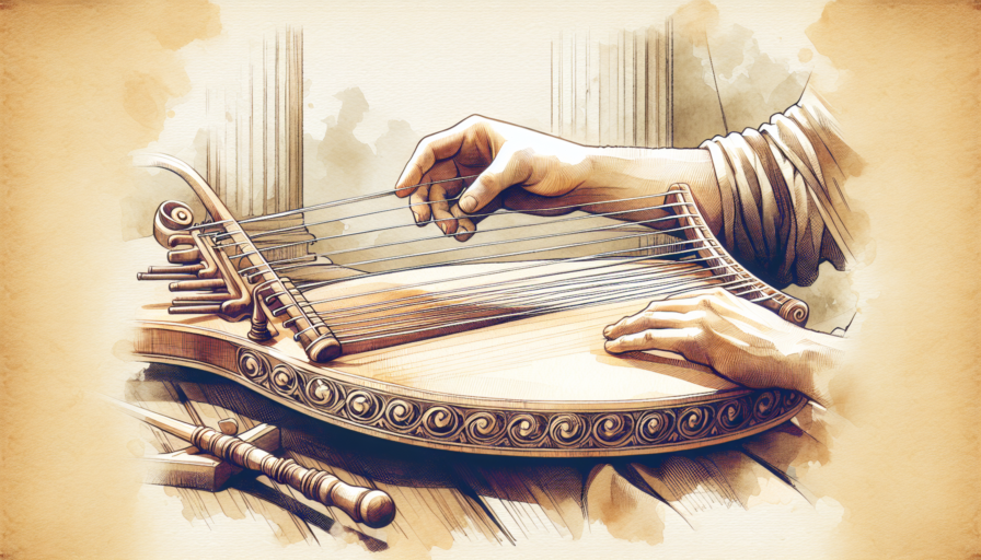 como tocar la lira instrumento