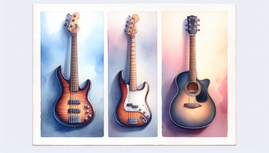 diferencia bajo y guitarra