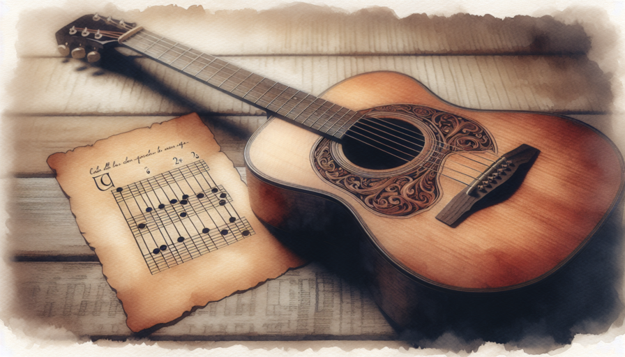 fa sostenido menor guitarra