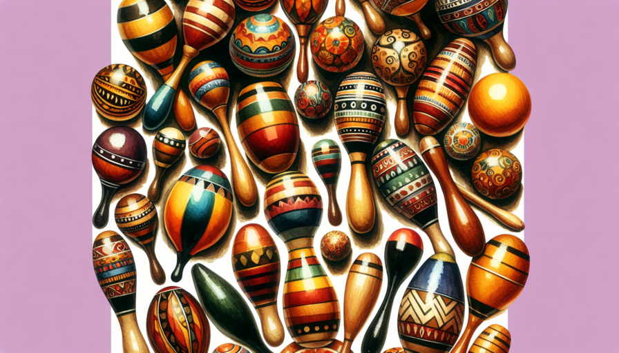 fotos de instrumento maracas