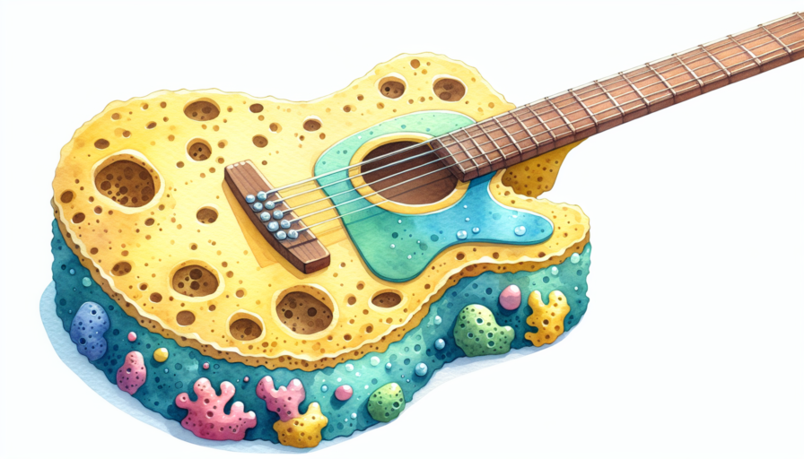 guitarra bob esponja