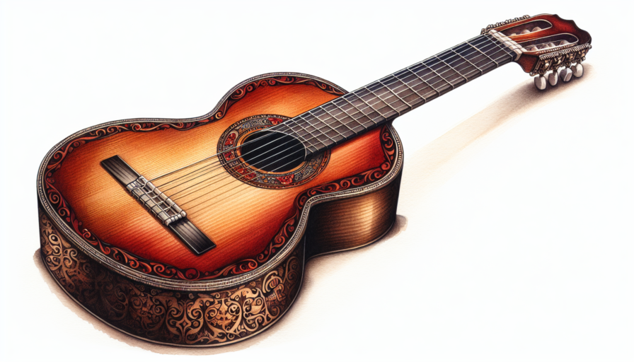 guitarra española dibujo