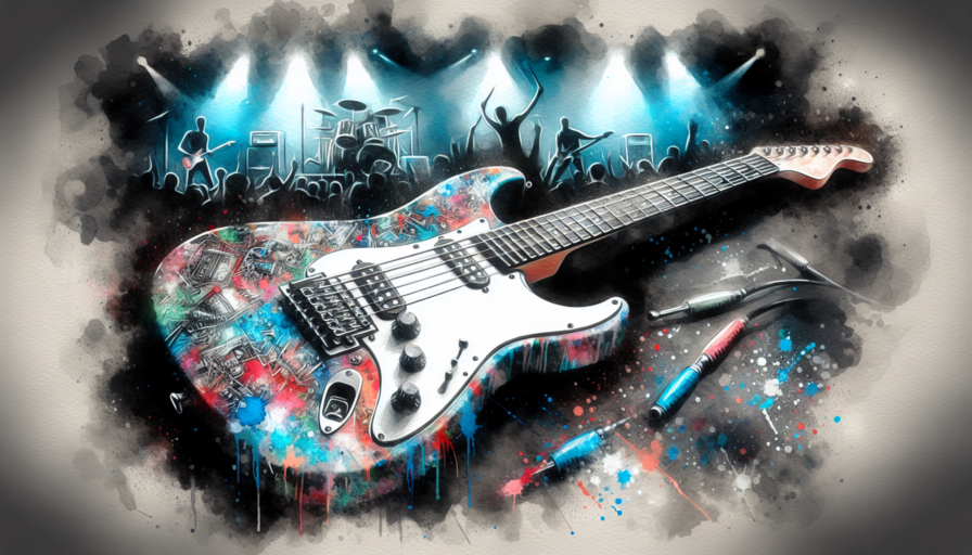 guitarra evh frankenstein