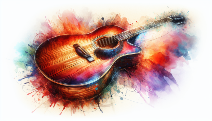 guitarra instrumento animado