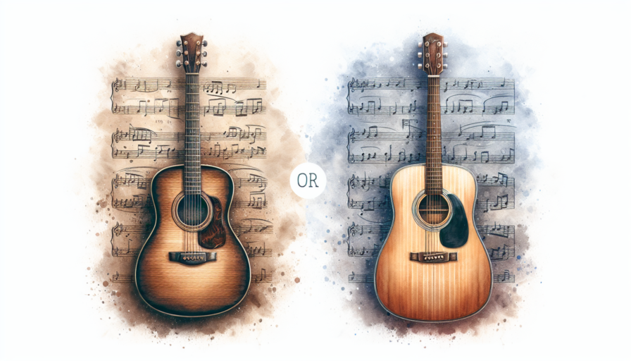 guitarra jumbo o dreadnought