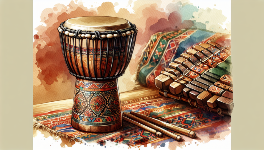 instrumento percusion africano