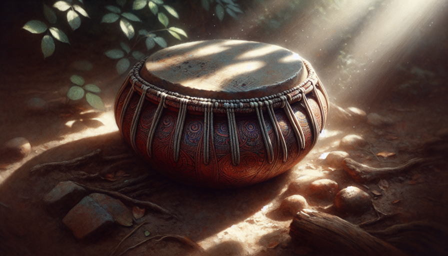 instrumento percusion arcilla