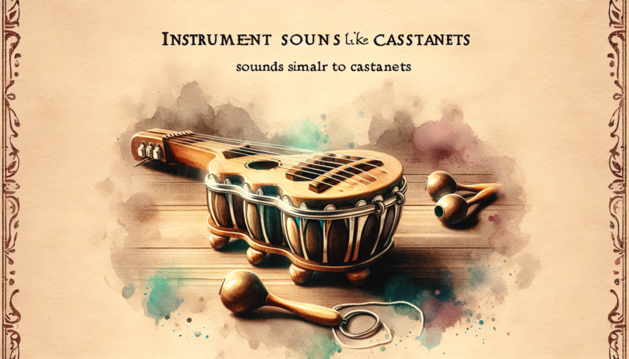 instrumento suena como castañuelas