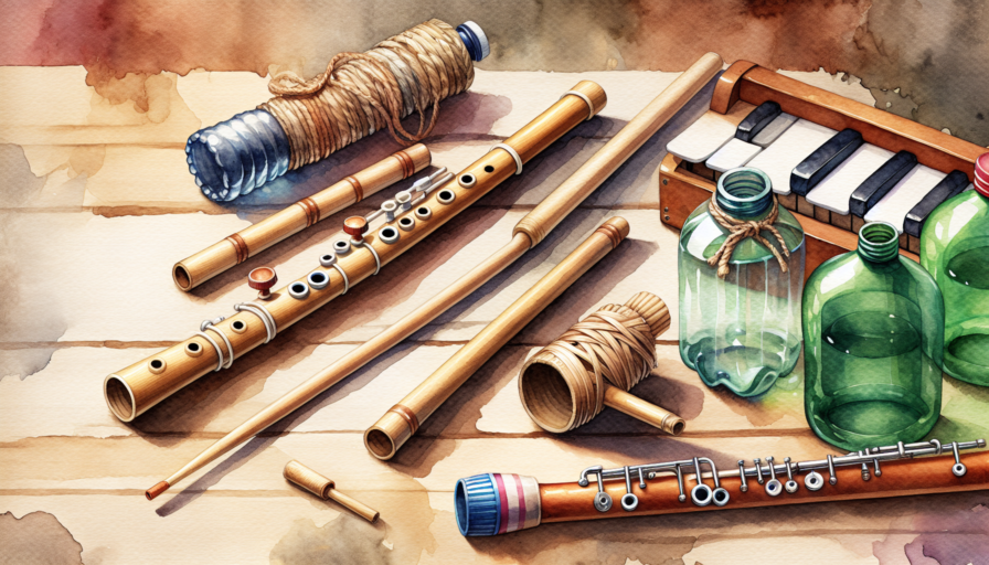 instrumentos musicales caseros de viento