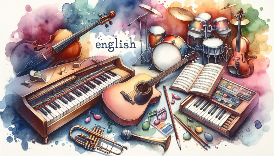 instrumentos musicales en ingles