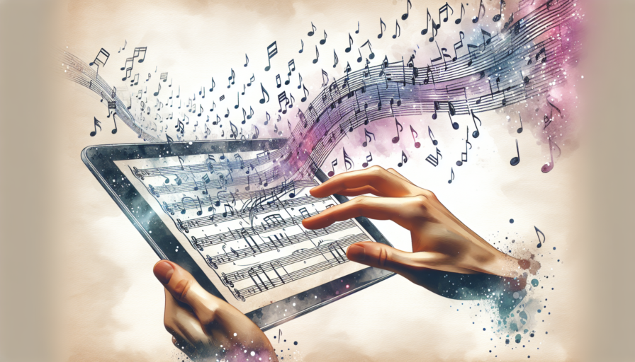 leer partituras en soporte digital