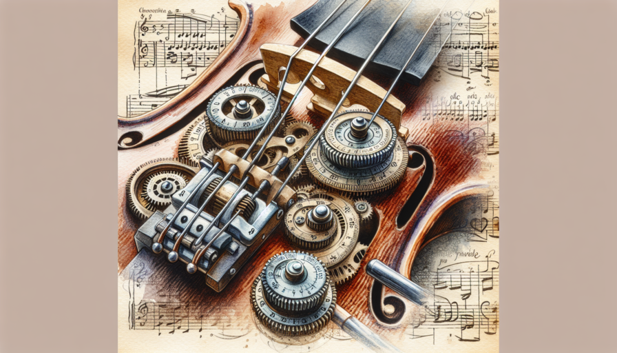 letras de afinador de violin