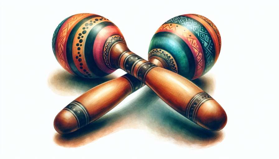 maracas instrumento dibujo