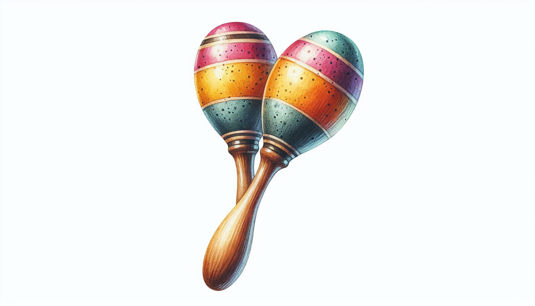 maracas instrumento musical para imprimir