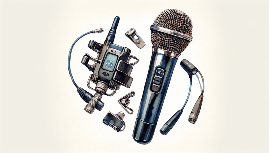 microfono de corbata inalambrico