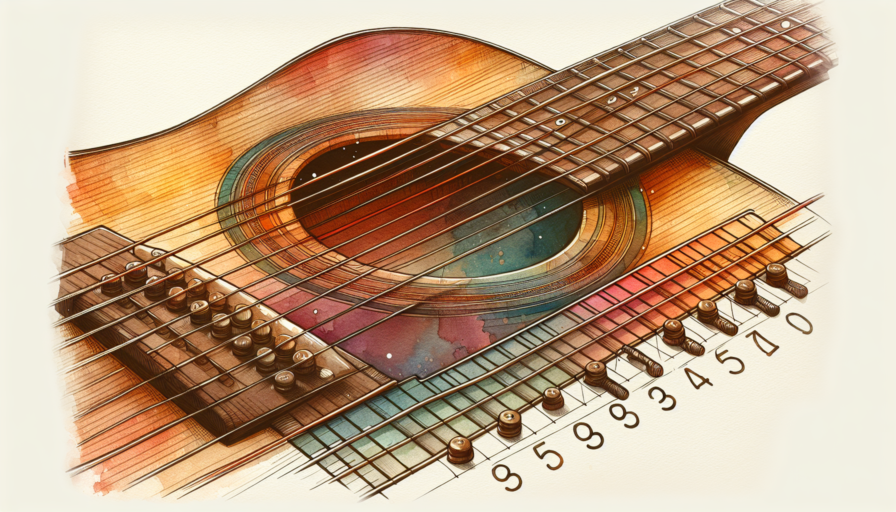 numeracion cuerdas guitarra